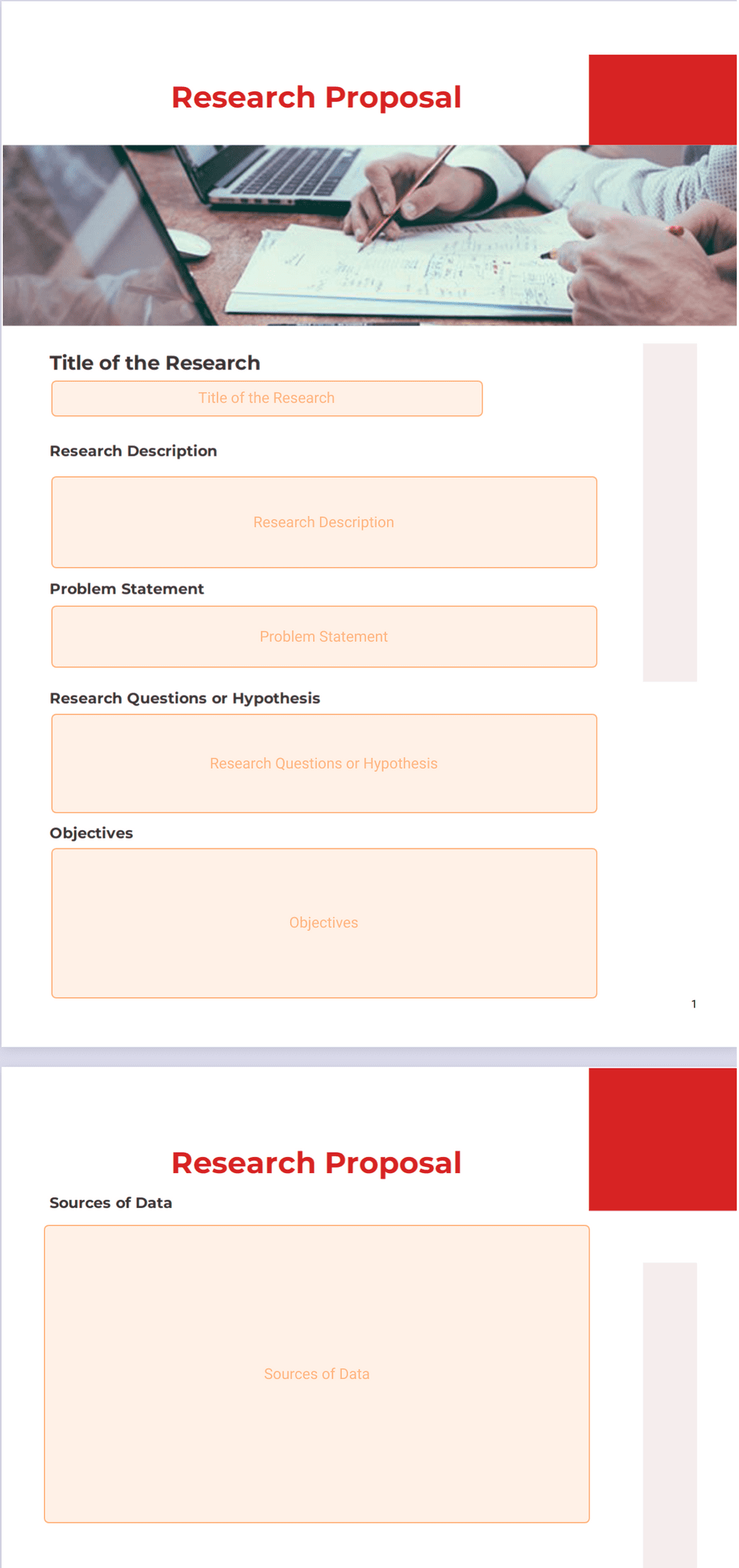 Research Proposal Template - PDF Templates | Jotform