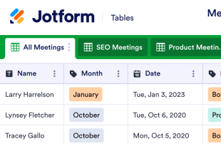 Meeting Attendance Sheet Template