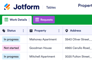 Property Maintenance Records Log Template